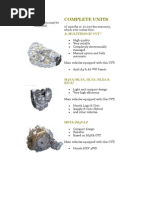 Complete Units: J1 Multitronic CVT