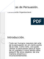 Técnicas de Persuasión