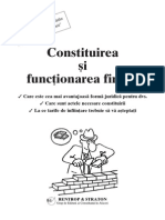 Constituirea Si Functionarea Firmei