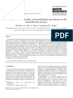 Biodegradation and Effect of Formaldehyde and Phenol Denitrification Eiroa - 2005 - Water-Research