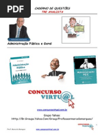 Tre Analista Questoes Adm Publica e Geral