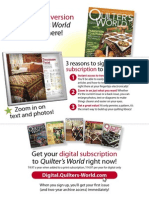 Digital Version: The of Quilter's World Is Now Here!