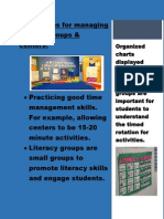 Techniques For Managing Literacy Groups