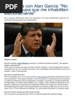 Entrevista con Alan García