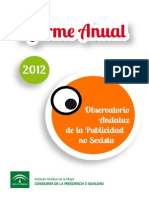 Informe Anual Publicidad Sexista Andalucia