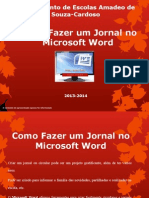 Jornal No Microsoft Word