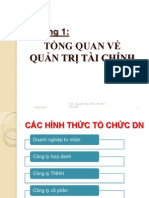 Chương 1. Tổng quan về quản trị tài chính