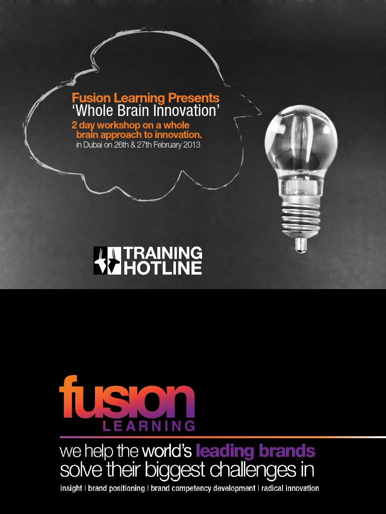 Fusion Learning Brochure | PDF | Creativity | Brand