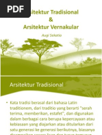 Download Arsitektur Tradisional Dan Arsitektur Vernakular by Augi Sekatia SN190267737 doc pdf