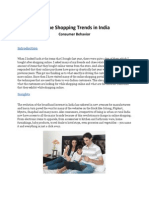 Online Shopping Trends in India: Consumer Behavior Analysis