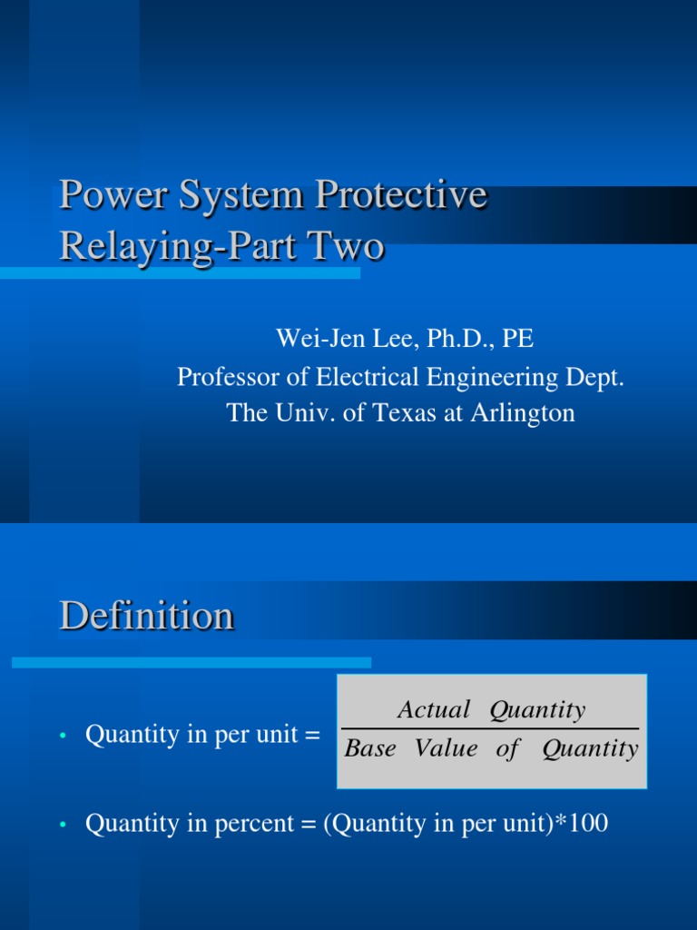 Power System Protective Relaying | PDF | Transformer | Power Engineering
