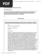 Download pTelaah Propagasi Gelombang Radio Dengan Frekuensi 102 MHz Dan 158 MHz Pada Sirkit Komunikasi Radio Bandung - Watukosek Dan Bandung - Pontianakp by Rahmat Santoso SN190281922 doc pdf