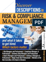 100 Job Descriptions in Risk and Compliance Management