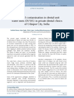 Microbial Contamination in Dental Unit Water Lines (DUWL) in Private Dental Clinics of Udaipur City, India