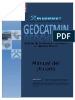 Geocatmin - Manual de Uso