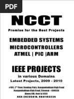 Download IEEE Embedded IEEE Project Titles 2009 - 2010 NCCT Final Year Projects by esskayn16936 SN19029454 doc pdf