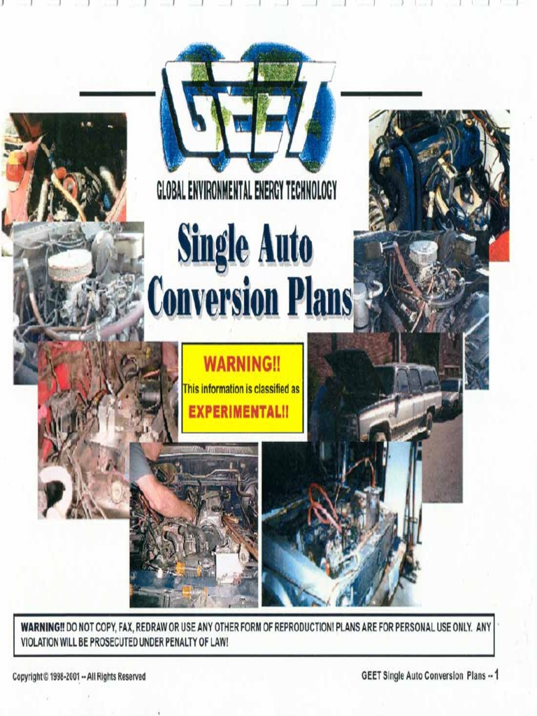 GEET - Single Auto Conversion Plans | PDF