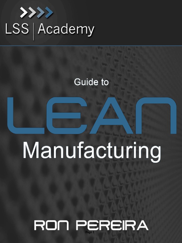 Guide To Lean Manufacturing | PDF | Career & Growth