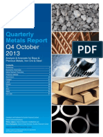 Sucden Financial Quarterly Metals Report October 2013