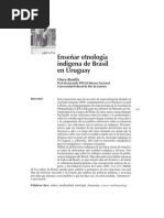 Enseñar etnología indígena de Brasil en Uruguay