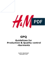 Guideline For Production and Quality Control