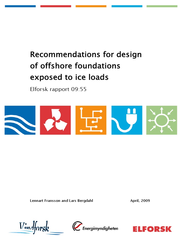 Offshore Foundation Ice Load Design | PDF | Ice | Structural Load