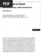 On the Reading of Riddles