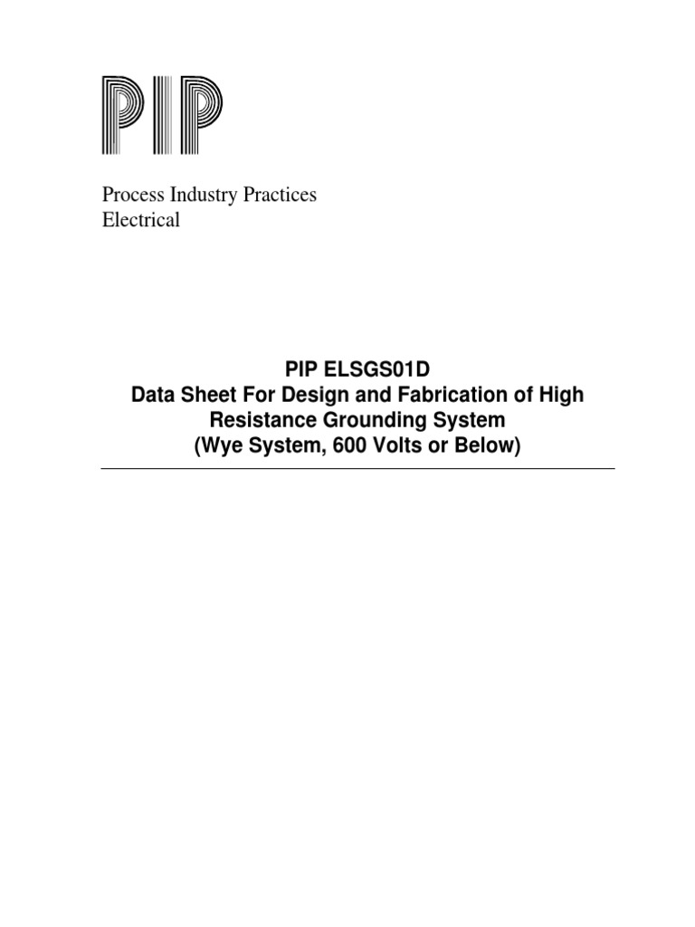 High Resistance Grounding System Guide | PDF | Specification (Technical ...