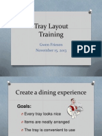 tray layout training gfriesen