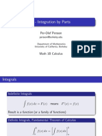 Integration by Parts Formula