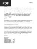 Heat Exchangers....Lab Report