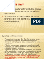 Contoh Perhitungan Paralel Trafo