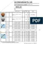 Price List For San Exp - 2009.06.1604 (08F-04)