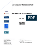 Mozambique Country Report