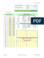 Properties of Section Described by Nodes Coordinates