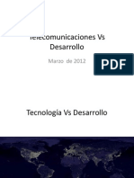 Introduccion Telecomunicaciones vs Desarrollo Mar 2012