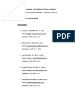 Feira de Profissões Odontologia 2o Ano Médio Turma B