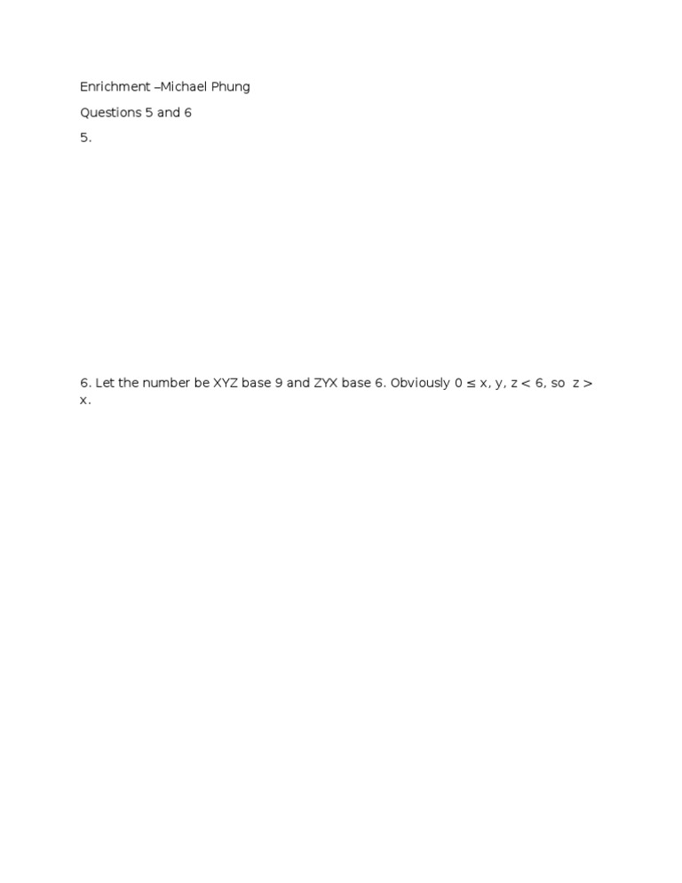 Base Conversion Problem Analysis | PDF