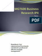 MGT600 Business Research IP4