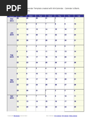 Weekly Calendar