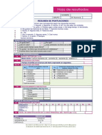 Hoja de Resultados Lectura