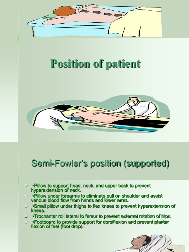 Position of Patient Anatomical Terms Of Motion Pillow