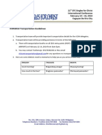 SFC ICON 2014 Transportation Guidelines