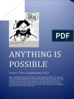 Anything Is Possible - Pastor Chris