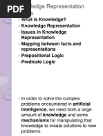 Knowledge Representation in Artificial Intelligence