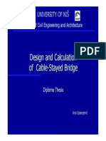 Design and Calculation of Cable - Stayed Bridge Diploma - Thesis