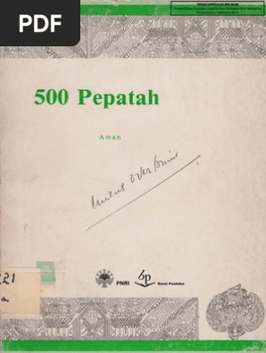 500 Pepatah Melayu