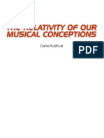 Dane Rudhyar - The Relativity of Our Musical Conceptions