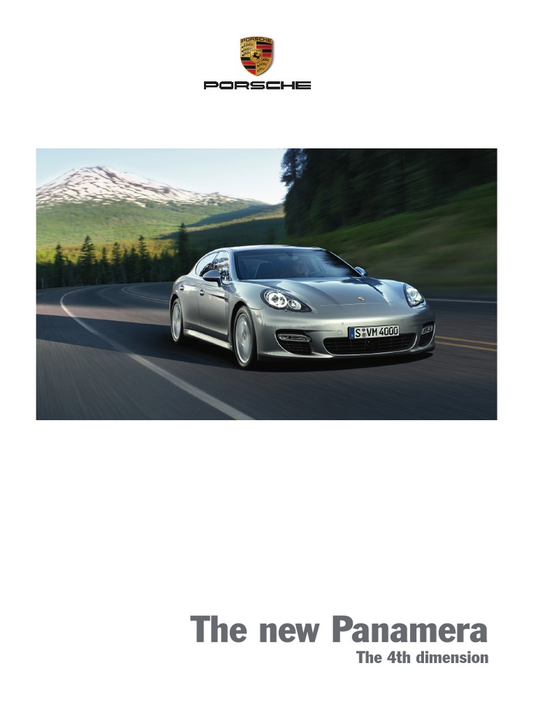 Porsche Catalogue Panamera Manual Transmission Automatic Transmission