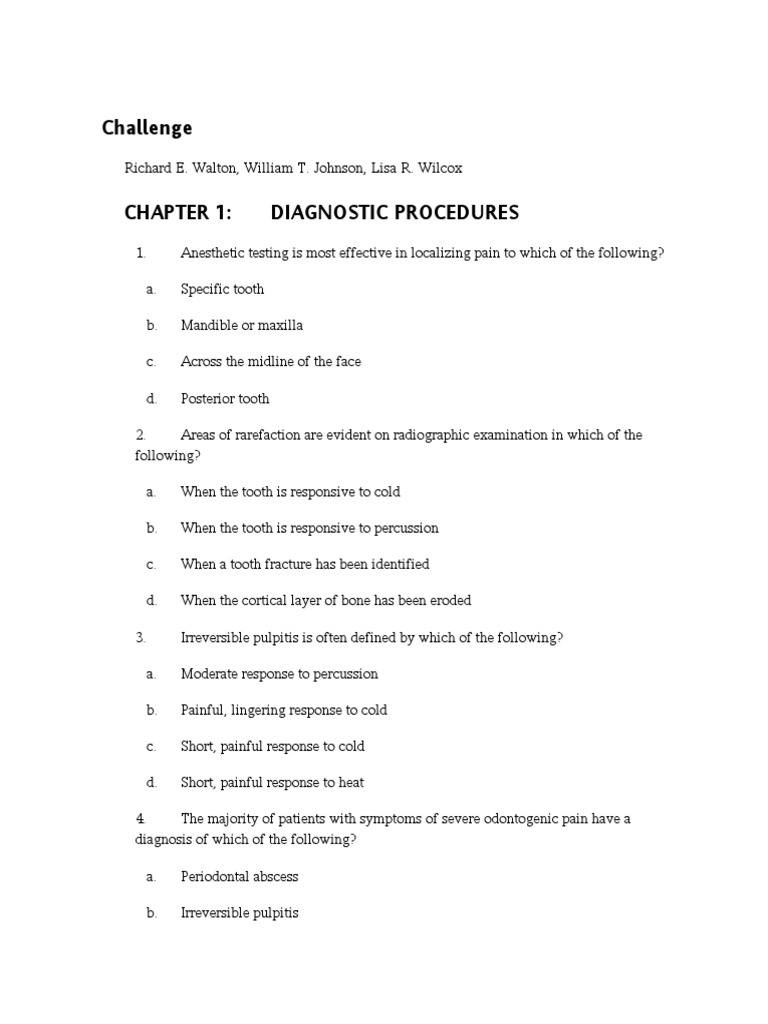 Endodontic Mcqs PDF